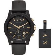 Resim Armani Exchange AX7105 Erkek Set Kol Saati ve Valiz Etiketi Armani Exchange