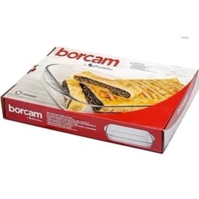 Resim Borcam Kulplu Dikdörtgen Tepsi 