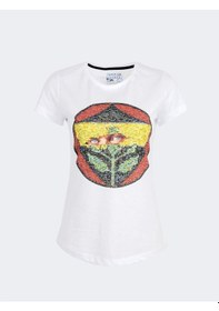 Resim Fenerbahçe Vakti Fener Fenerbahçe Logo Tshirt Ka Beyaz 