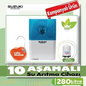 Resim SUZUKI TECHNOLOGY 10 Aşamalı Su Arıtma Cihazı,Çevre ve Bütçe Dostu 