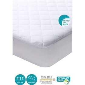Resim Kapitone Fitted Su Sıvı Geçirmez Yatak Koruyucu Alez 100x200 