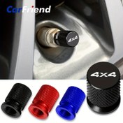 Resim 4 adet 4X4 Araba Lastiği Şişirme Port Koruma Kapakları - Toz & Sızdırmaz, Ford, TOYOTA, JEEP, NISSAN, VolVo, Chevy & Diğer Off-Road Araçlar için Uygun, Dayanıklı Alüminyum, Çok Renkli Paket 