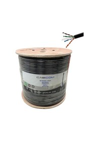Resim Cabcom Cat6 Utp-lzsh 23awg Dış Ortam Outdoor Kablo 305mt Siyah 305 Metre 