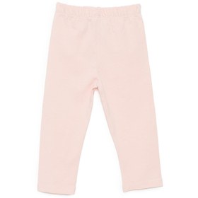 Resim HelloBabymon Kız Bebek Basic Tayt Reçme Paça Pudra 