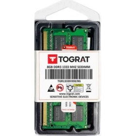 Resim Tograt 8 GB DDR3 1333 MHz Notebook Ram Bellek Oyun ve Tasarım Uyumlu 1.5V Düşük Gecikme TGR1333D3S9/8G 