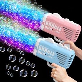 Resim Dinozor Tasarımı ile Çocuklar İçin Taşınabilir Elektrikli Balon Tabancası - Doğum Günleri, Düğünler, Açık Hava Partileri İçin Eğlenceli Hediye - Erkek ve Kız Çocukları İçin Mavi ve Pembe, Parti Hediyeleri, Eğlenceli Dekorasyon, Kolay Tutuşlu Sap 