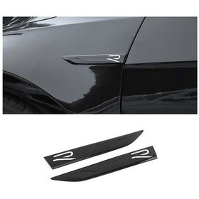 Resim Volkswagen Yeni Golf 8 R-Line Yan Çamurluk Bıçak Logosu Arması 