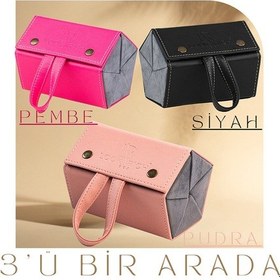Resim Look Rich 3'ü Bir Arada Paketi- El Yapımı Deri 5'li Gözlük Taşıma Ve Saklama Çantaları 