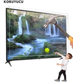 Resim Goldscreen Axen Ax50fıl403 Ultra Hd Led, Oled, Qled Uyumlu 50 Inç 127 Ekran Tv Ekran Koruyucu 