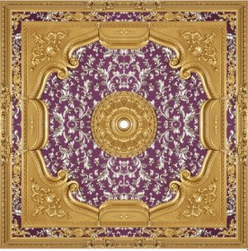 Resim Kare Altın Saray Tavan Göbek 150*150 cm 