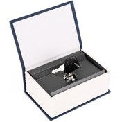 Resim Mufunye Gizli Kitap Şeklinde Kasa - Parola Kilitleli Güvenli Depolama Kutusu - Mavi Renk - Küçük Eşyalar İçin 