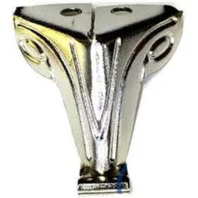 Resim Skygo Moda Sac Sandık Ayağı, Kutu Ayak 2,5 cm - Nikel, 100 Adet 