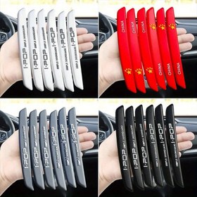 Resim 6'lı Silikon Araba Kapı Kenar Koruyucuları - AUDI, BMW ve Daha Fazlası için Çizik Koruma & Çarpışma Barı Trim, Tampon, Kalıplama Koruma Şeridi 