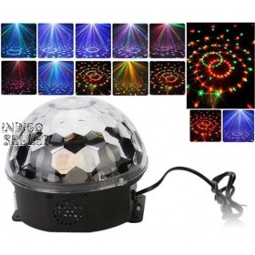 Resim Çerçici Kumandalı Kristal LED Rgb Disko Topu 