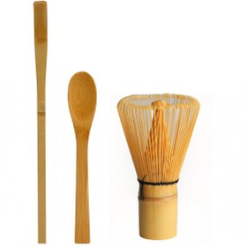 Resim Karadeniz Matcha Bambu Whisk Bambu Scoop Çayı İçin El Yapımı 3 Parça Bambu Karıştırıcı, Geleneksel Kaşık & Bambu 