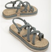 Resim Suins Valencia Kadın Halat Sandalet Ipli Sandalet Yazlık 001 