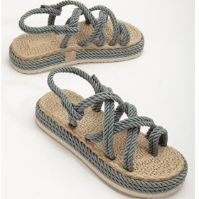 Resim Suins Valencia Kadın Halat Sandalet Ipli Sandalet Yazlık 001 