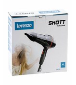 Resim Lorenzo Shott Profesyonel Saç Kurutma Makinesi Siiyah 