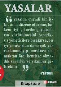 Resim Yasalar - Platon - Kabalcı Yayınevi 