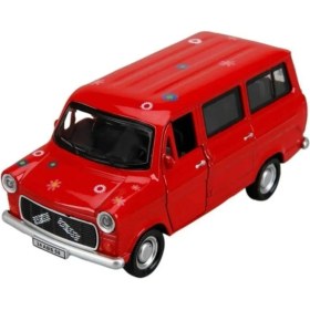 Resim Berattoys Sesli Işıklı Metal Çiçek Abbas Minibüs 1,36 Ölçek Çek Bırak Oyuncak Metal Araba Model Araç 