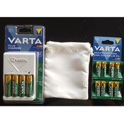 Resim Varta Plug (beyaz) Şarj Cihazı+12x2100mah Aa Şarj Edilebilir Kalem Pil+saklama Kılıfı 