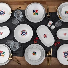 Resim Aryıldız Klaus 30 Parça 6 Kişilik Yemek Takımı 
