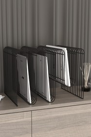 Resim boz concept home Koltuk Yanı Metal Dergilik Space Age Dekoratif Metal Gazetelik, Plaklık ve Ev Düzenleyici Kitap Rafı 