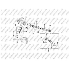 Resim MONDİAL ATV MD200 JACKAL TERMOSTAT VE GÖVDESİ KOMPLE (60) 