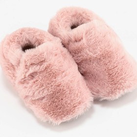 Resim HopFrög Furry Furry Pembe Kürk Barefoot Patik 
