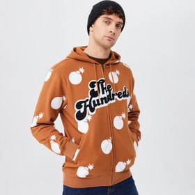 Resim The Hundreds Endless Erkek Haki Kapüşonlu Eşofman Üstü 