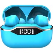 Resim Wealthglow Tws Kablosuz Kulaklık Bluetooth 5.0 Mikrofonlu Kulaklık Mavi Pqp3hp 
