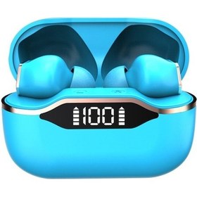 Resim Wealthglow Tws Kablosuz Kulaklık Bluetooth 5.0 Mikrofonlu Kulaklık Mavi Pqp3hp 
