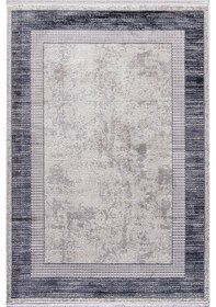 Resim Enti Dora 1902 Gri Salon Halısı Kesme Yolluk Yumuşak Doku Kaymaz Tozumaz Halısı Gri 