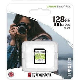 Resim Kingston Canvas Select Plus SDS2/128GB 128 GB SDXC Class 10 UHS-I Hafıza Kartı 
