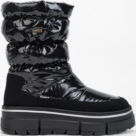 Resim Valmenti Abriana Kadın Siyah Parıltı Deri & Tekstil Kar Botu 1020 1725-val Bn Bot Sk23/24 Siyah 