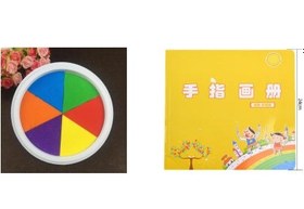 Resim New Hot Selling Kindergarten Finger Print Mud Non-toxic Washable Pigment - C set 