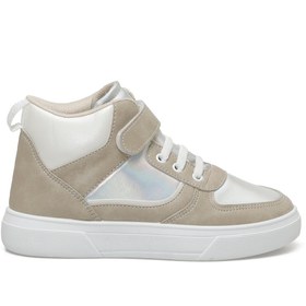 Resim 626010.F3PR Krem Kız Çocuk High Sneaker 