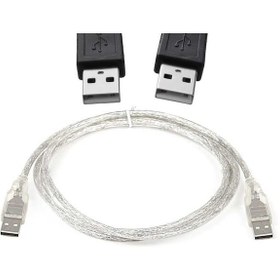 Resim Usb 2.0 Erkek To Erkek Data Ve Şarj Kablosu - 50 Cm 