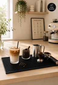 Resim Siliconly Bar Mat 45x30 - %100 Silikon Kaymaz Tezgah Koruyucu - Mutfak / Bar 