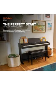 Resim Genel Markalar ROLAND RP107-BKX SuperNATURAL Siyah Dijital Duvar Piyanosu (Tabure & Kulaklık Hediyeli) 