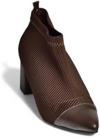 Resim fox SHOES V820178004 Triko Kumaş Kalın Topuklu Kadın Bot 