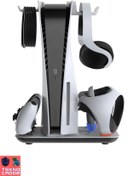 Resim beboncool Tp5-3530 Ps5/ps5 Slim Uyumlu Multifonksiyonel Şarj Stand Soğutucu Fan 