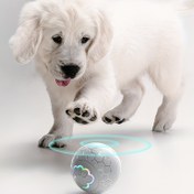 Resim Köpekler ve yavrular için etkileşimli akıllı evcil hayvan topu oyuncakları, sonsuz eğlence ve egzersiz için otomatik yuvarlanan top elektrikli köpek zıplayan top oyuncak, Noel hediyesi 