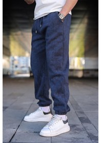 Resim Lacivert Batik Desenli Jogger Eşofman Altı E6582 Lacivert 