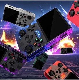 Resim Dashanshop Retro Portable Oyun Konsolu Ark Os 128g Purple 3d Joystick 35 Hd Ekran Usb Sarj 