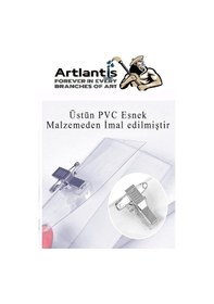 Resim Personel Şeffaf Yaka Kartı İğneli Ve Mandallı 10 Adet Pvc Yaka Kartlığı Kimlik Korumalı Büro Ofis Okul 