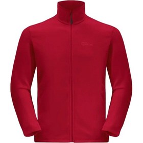 Resim Jack Wolfskin Erkek Polar Ceket Taunus Fz Bordo Tam Fermuar Bordo Bordo 