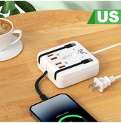 Resim Maerknon4 Port Usb C Pd Hızlı Şarj İstasyonu Tip C Hub Adaptörü Abdistribütör Garantili 