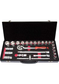 Resim 25 PARÇA 1/2” 12 KÖŞE LOKMA SETİ 