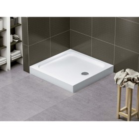 Resim Stina Lara 70x70 Kare Monoblok Duş Teknesi 